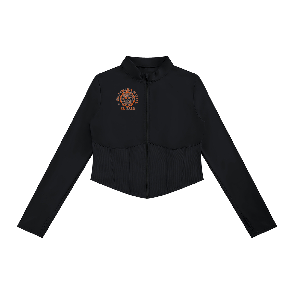 UTEP Vintage Medallion Slim Fit Full-Zip Yoga Jacket