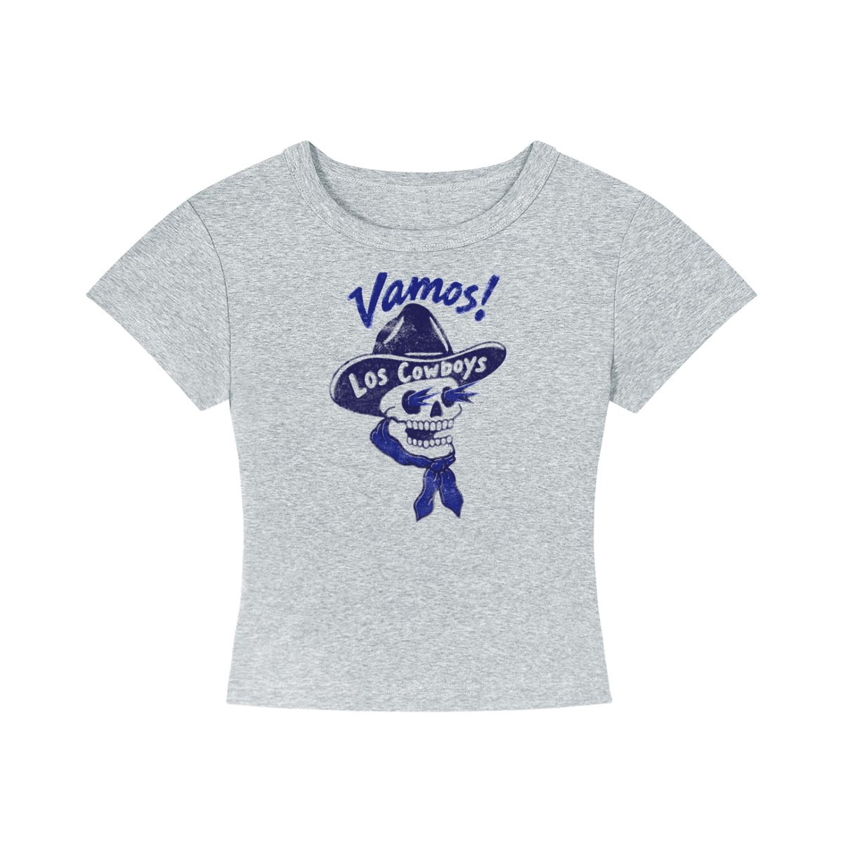 Vamos Cowboys Women's Cropped T-Shirt