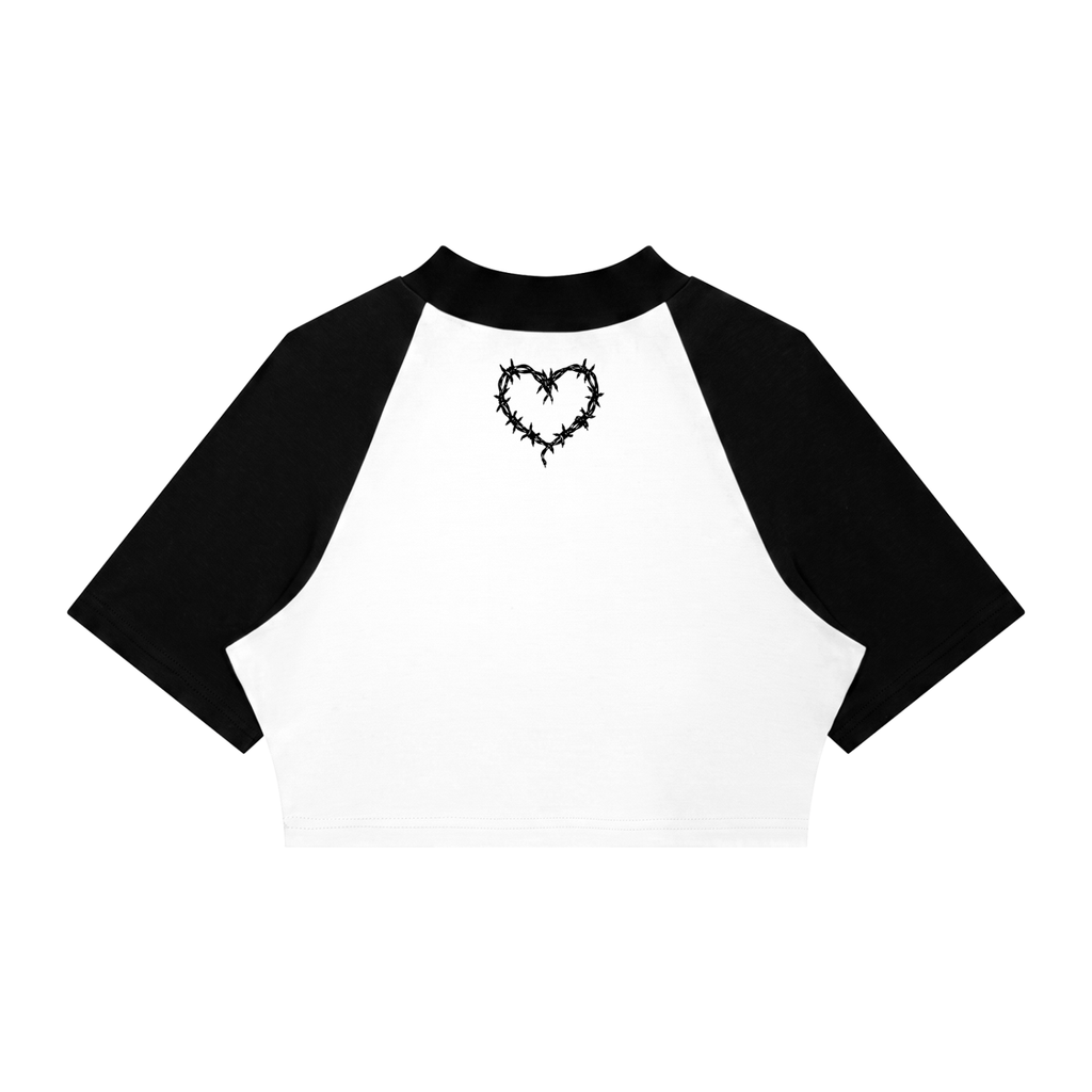 Single, Not Available 3/4-Sleeve Crop