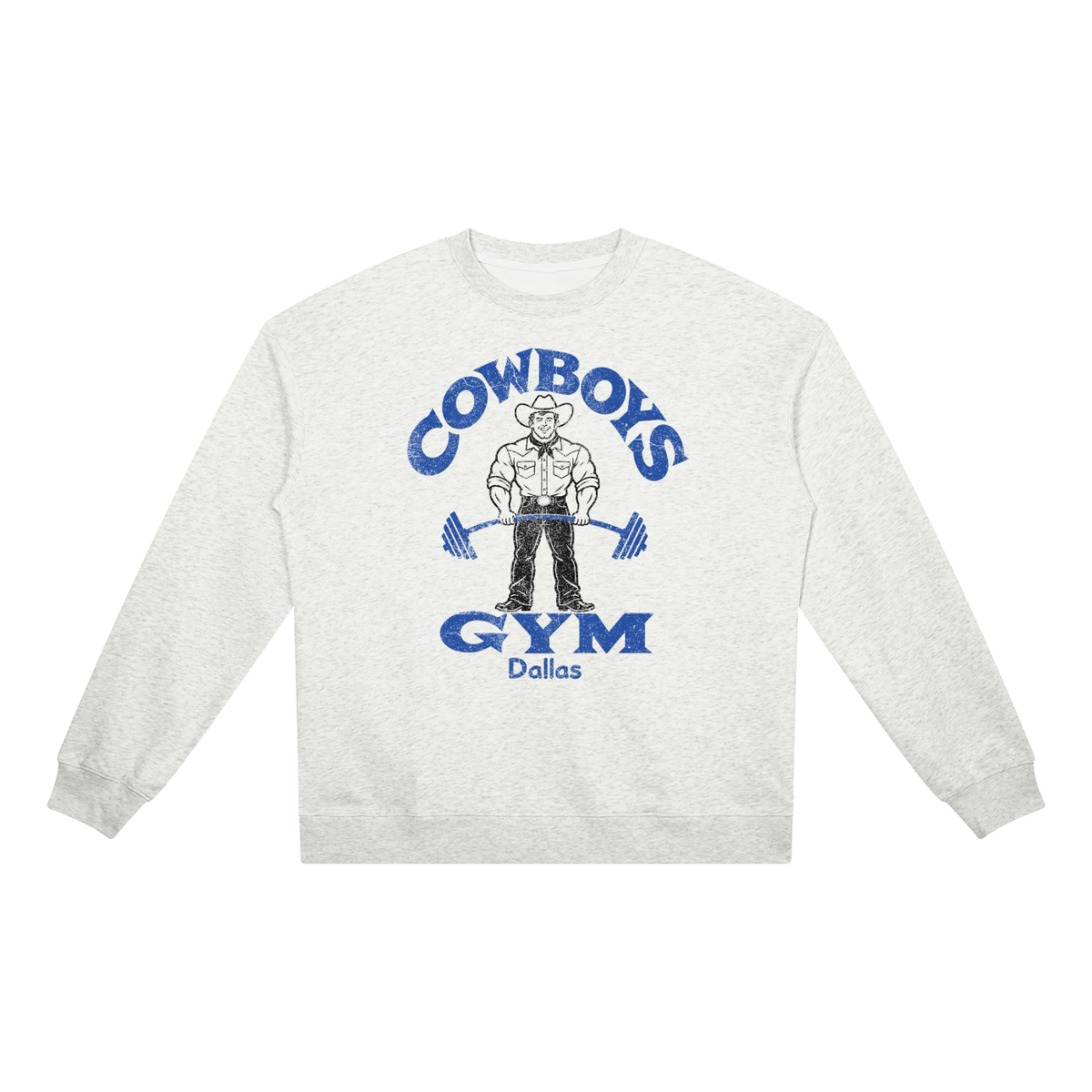COWBOYS GYM Unisex Heavyweight Crewneck Sweatshirt