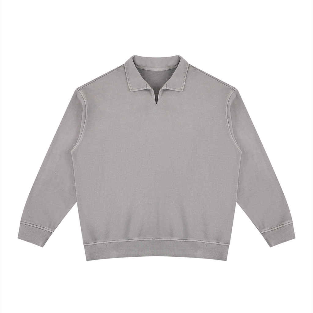SGS Vintage Wash Collared Sweatshirt — product view 3