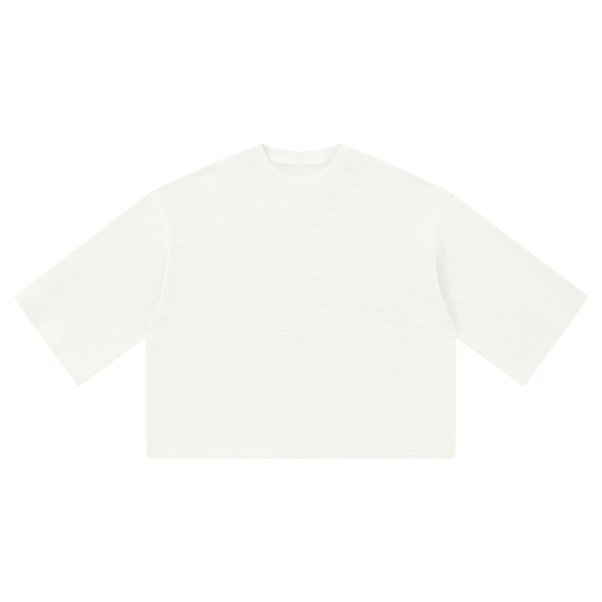 SGS Drop Shoulder Waffle Tee — product view 3