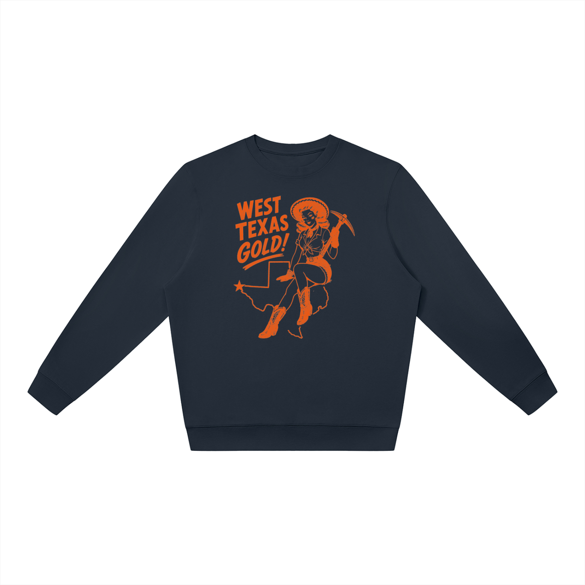 West Texas Gold Pin-Up Oversized Crewneck