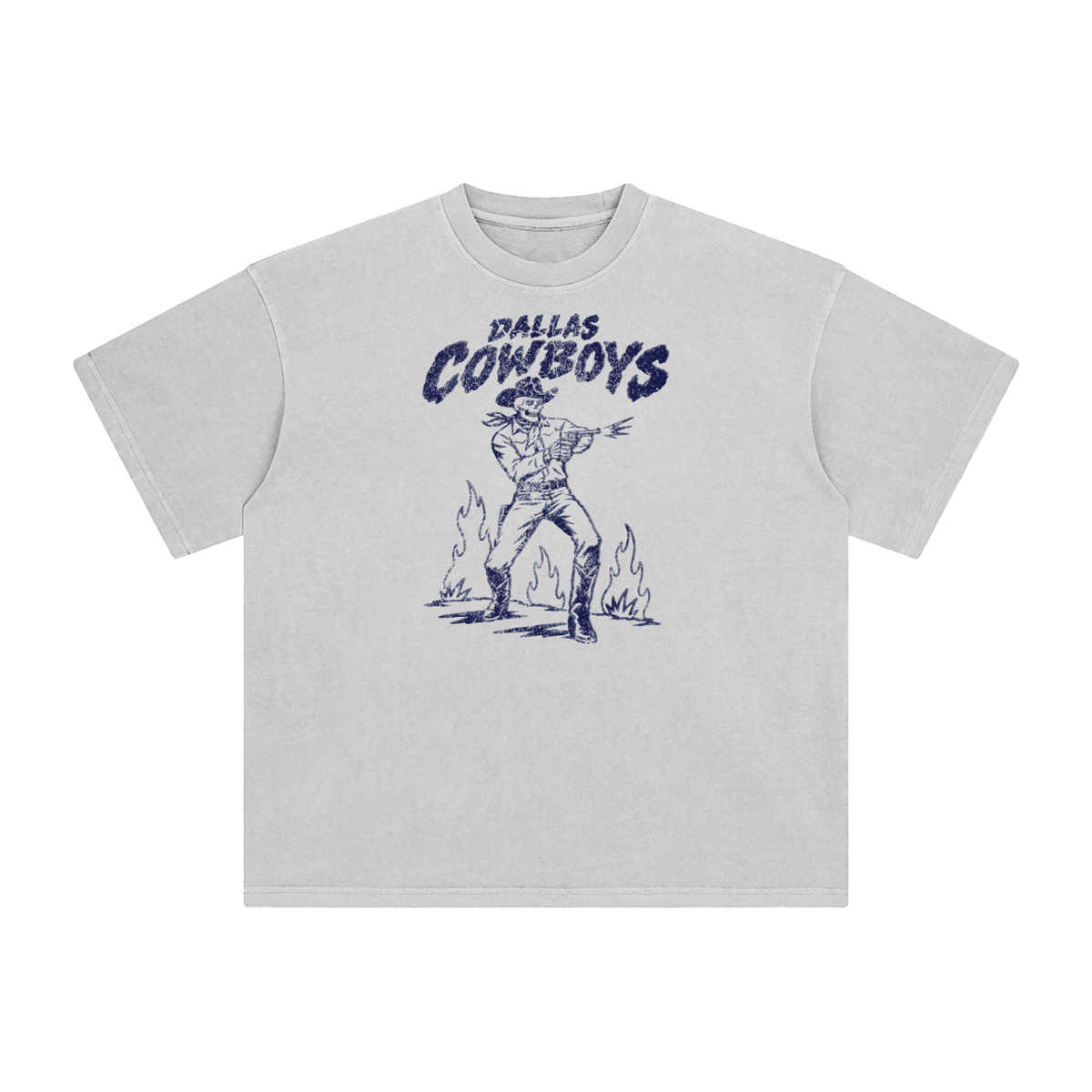 Welcome to the big D Enzyme Washed T-Shirt