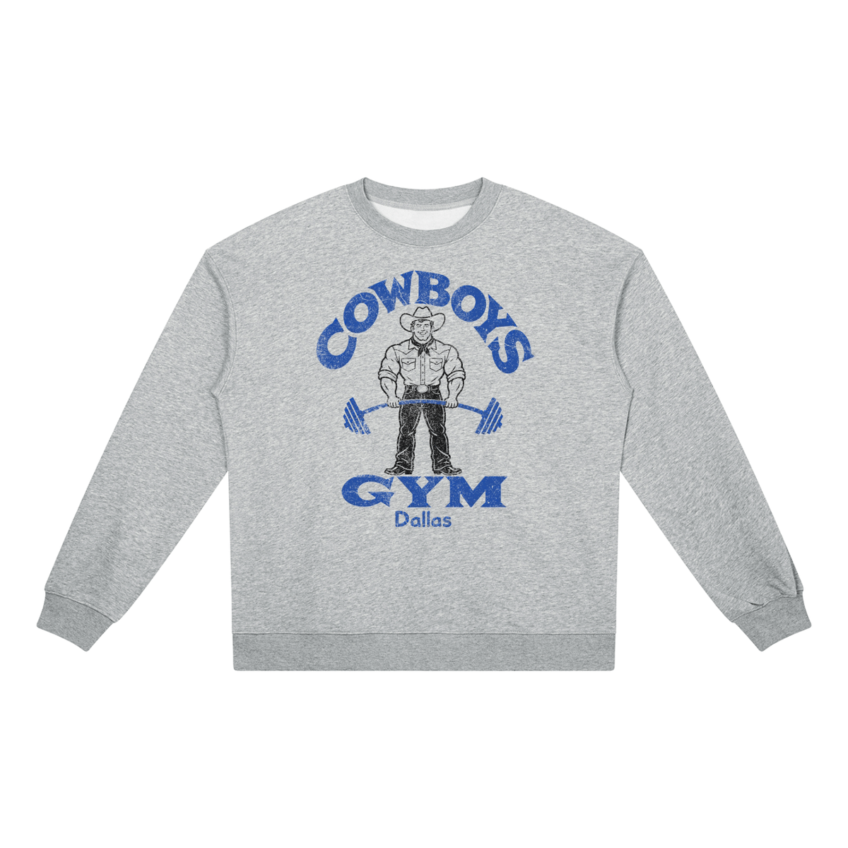 COWBOYS GYM Unisex Heavyweight Crewneck Sweatshirt