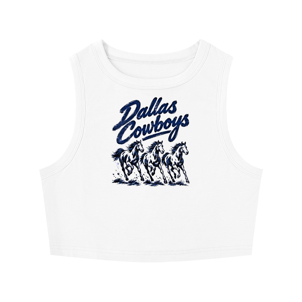 Runnin' Free Women's Tight Crewneck Crop Tank Top