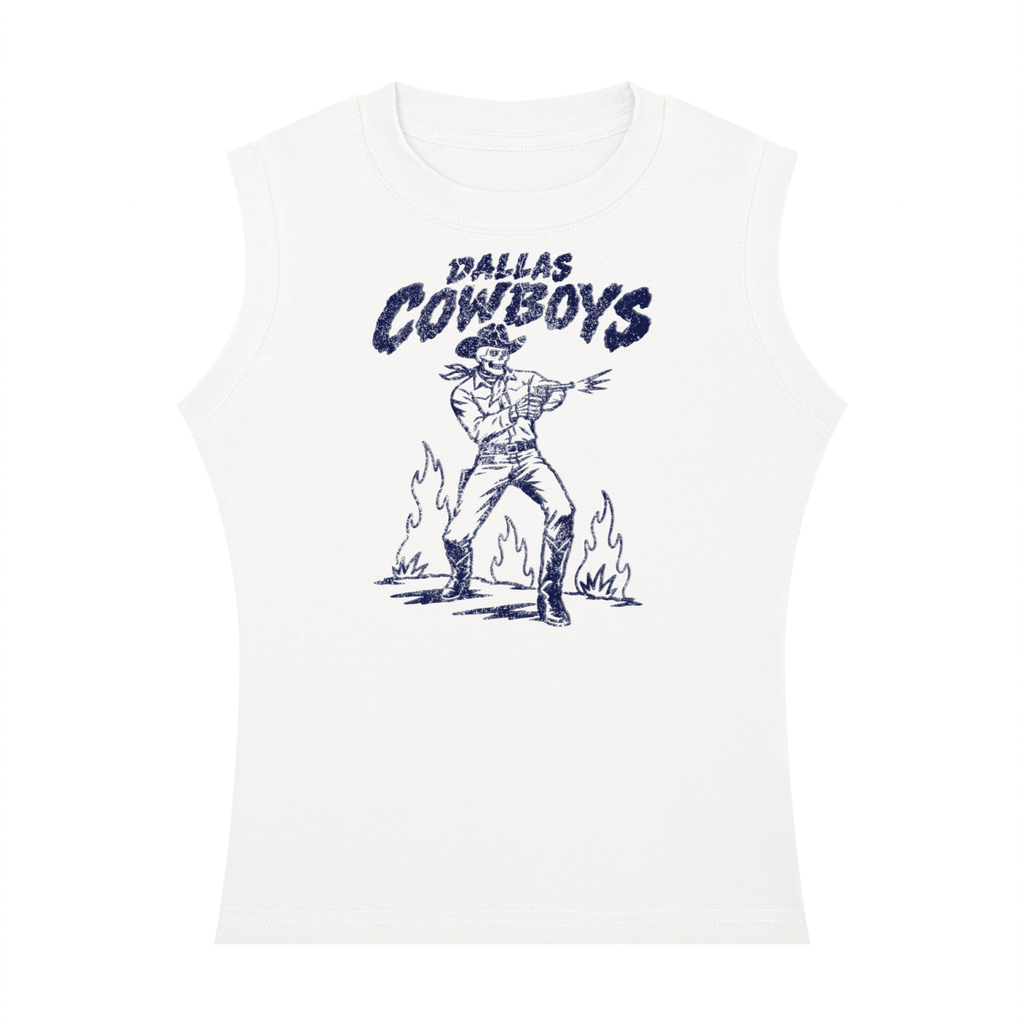 Welcome to the big D Women's Crewneck Tank Top