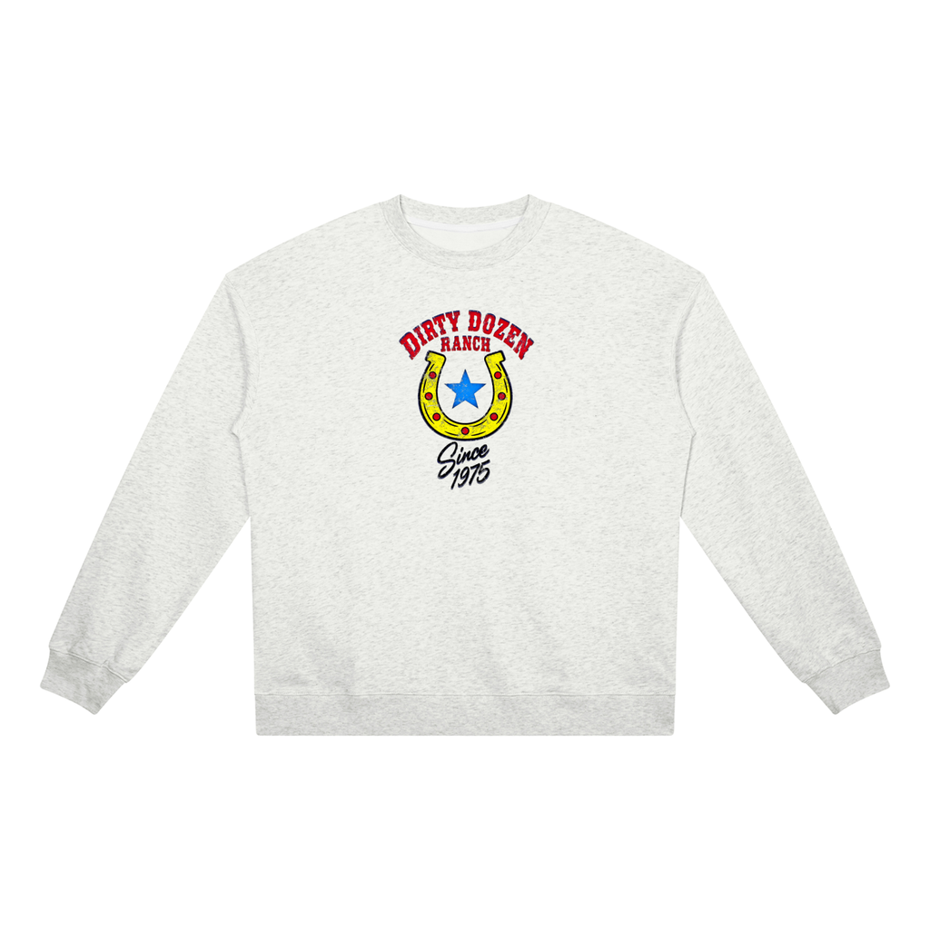 Dirty Dozen Ranch Est 75 Unisex Heavyweight Crewneck Sweatshirt