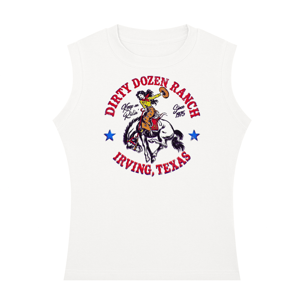 Dirty Dozen Ranch Est 75 Women's Crewneck Tank Top