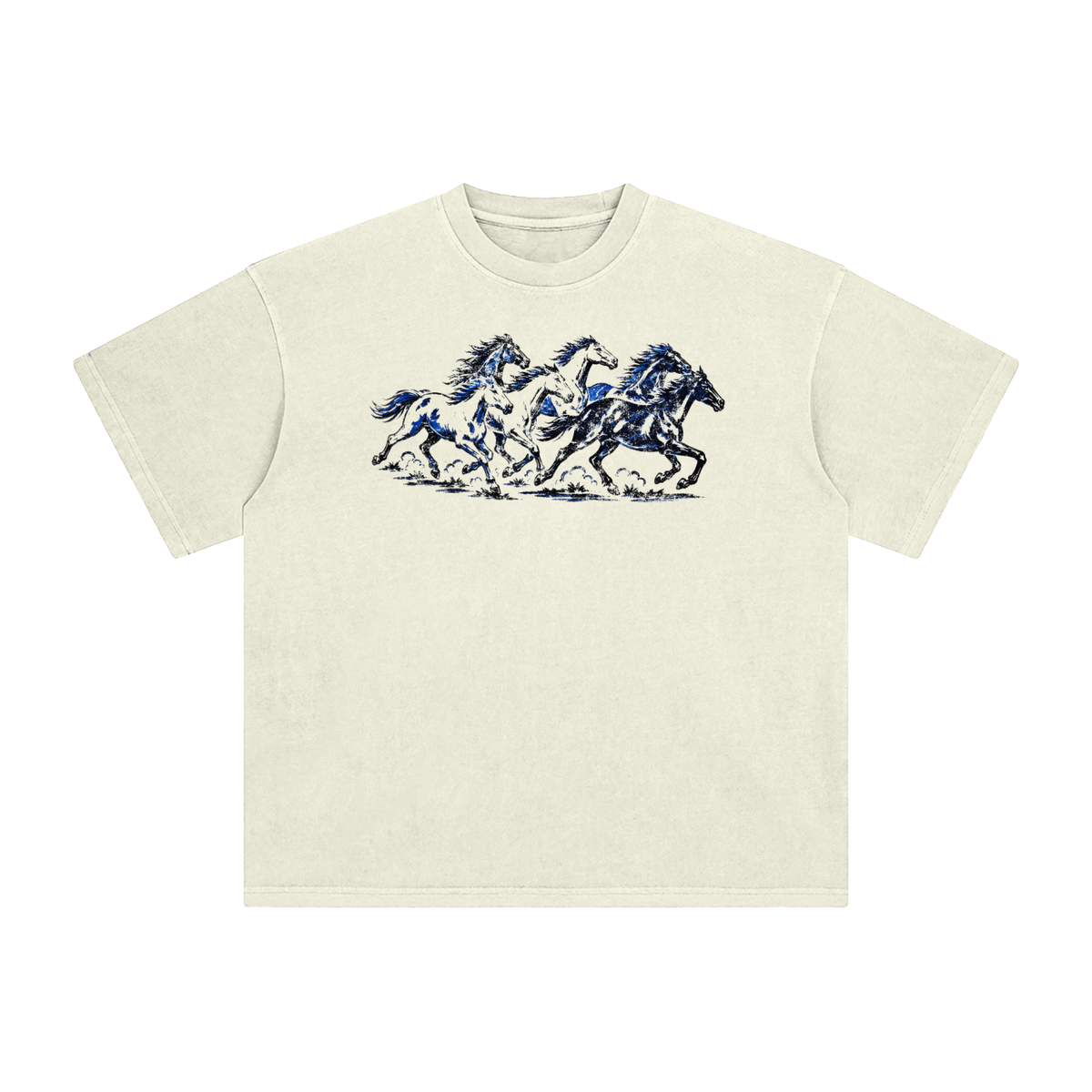 Wild Mustangs Enzyme Washed T-Shirt