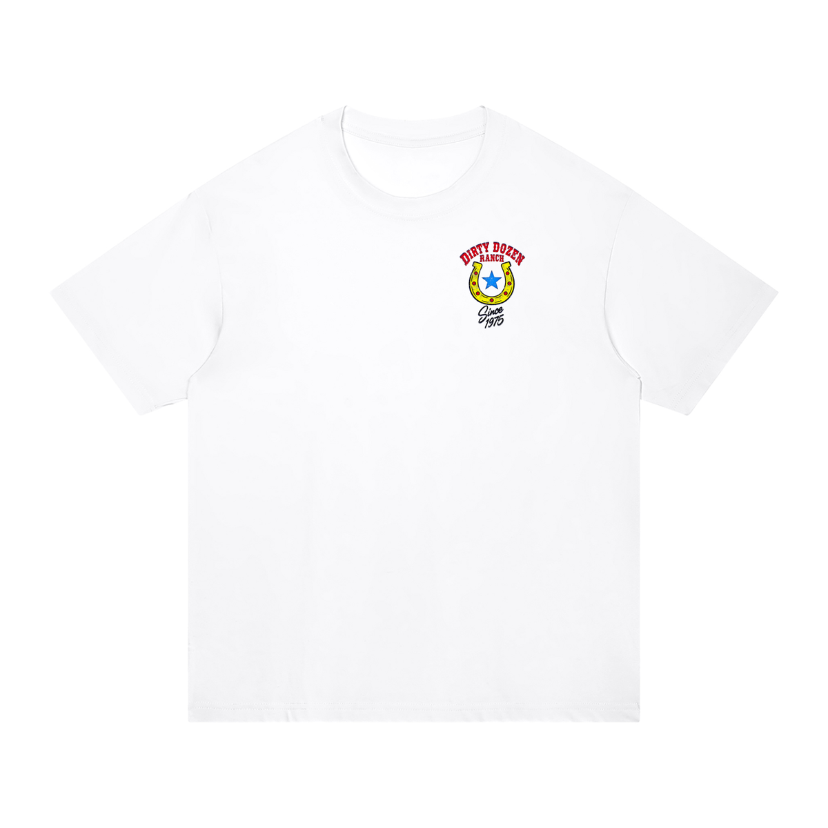 Dirty Dozen Ranch Est 75 Unisex Regular Fit Cotton T-Shirt