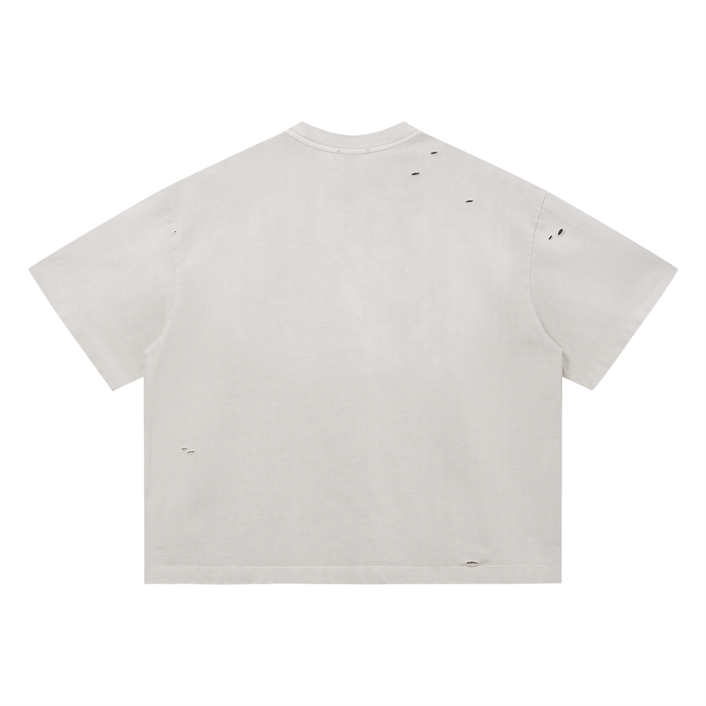 SGS Vintage Distressed Boxy Tee — product view 4