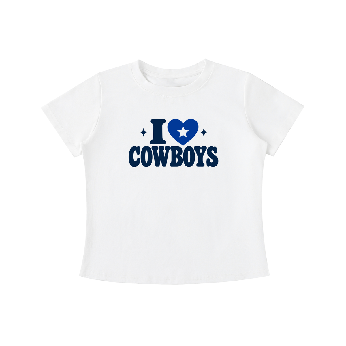 I <3 COWBOYS Vintage Wash Slim Fit T-shirt