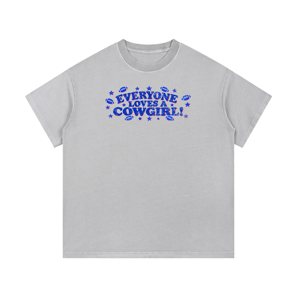 Everyone loves a cowgirl Vintage Wash Cotton T-Shirt