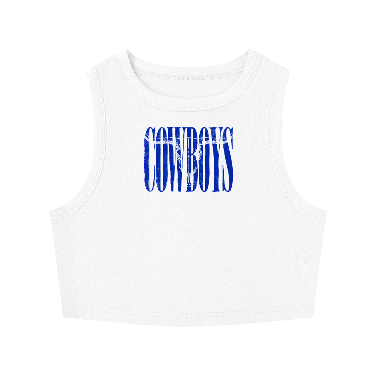 Dallas Standard Women's Tight Crewneck Crop Tank Top