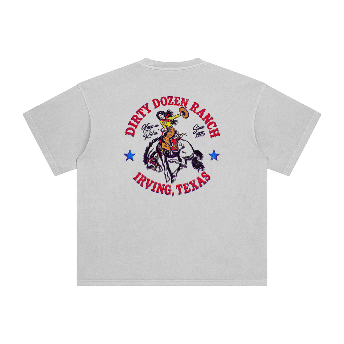 Dirty Dozen Ranch Est 75 Enzyme Washed T-Shirt