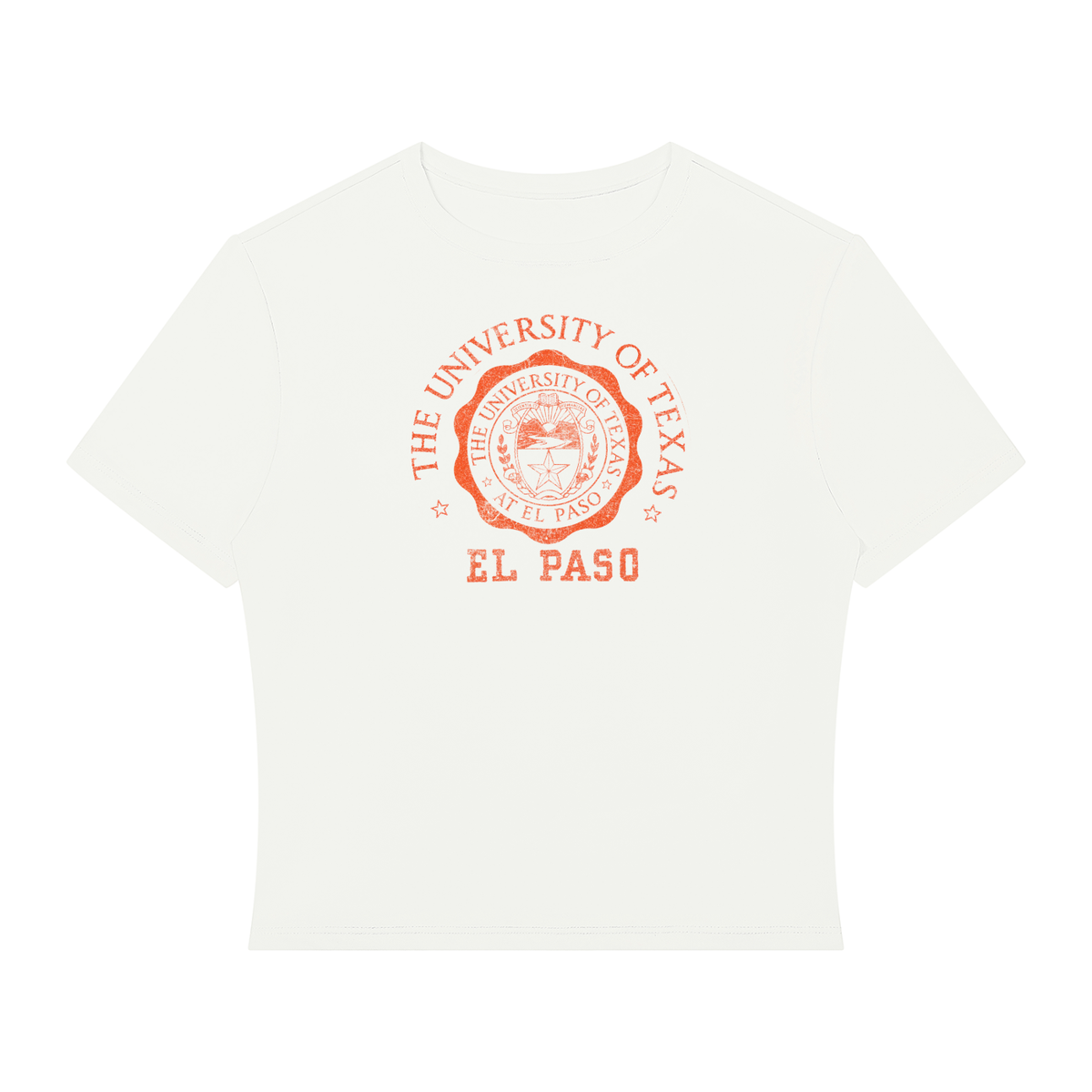 UTEP Medallion Performance Crop Tee