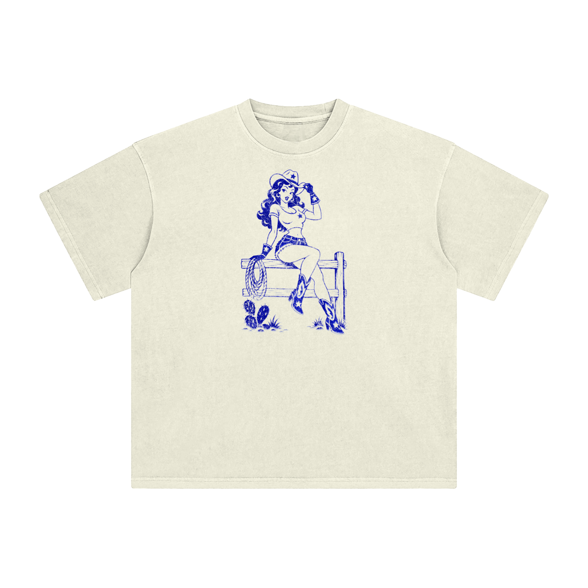 Howdy Babe Enzyme Washed T-Shirt