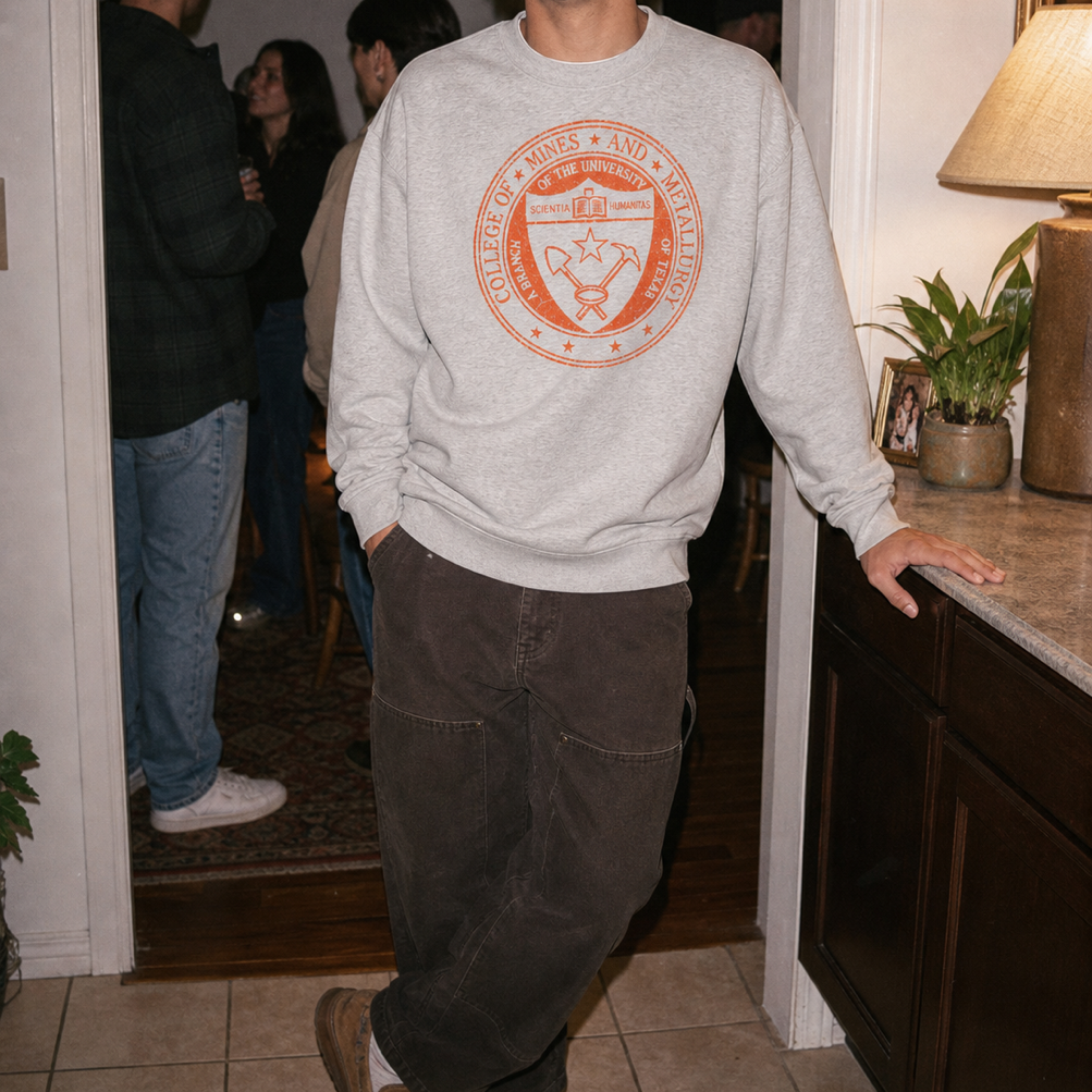 College of the Mines Oversized Crewneck