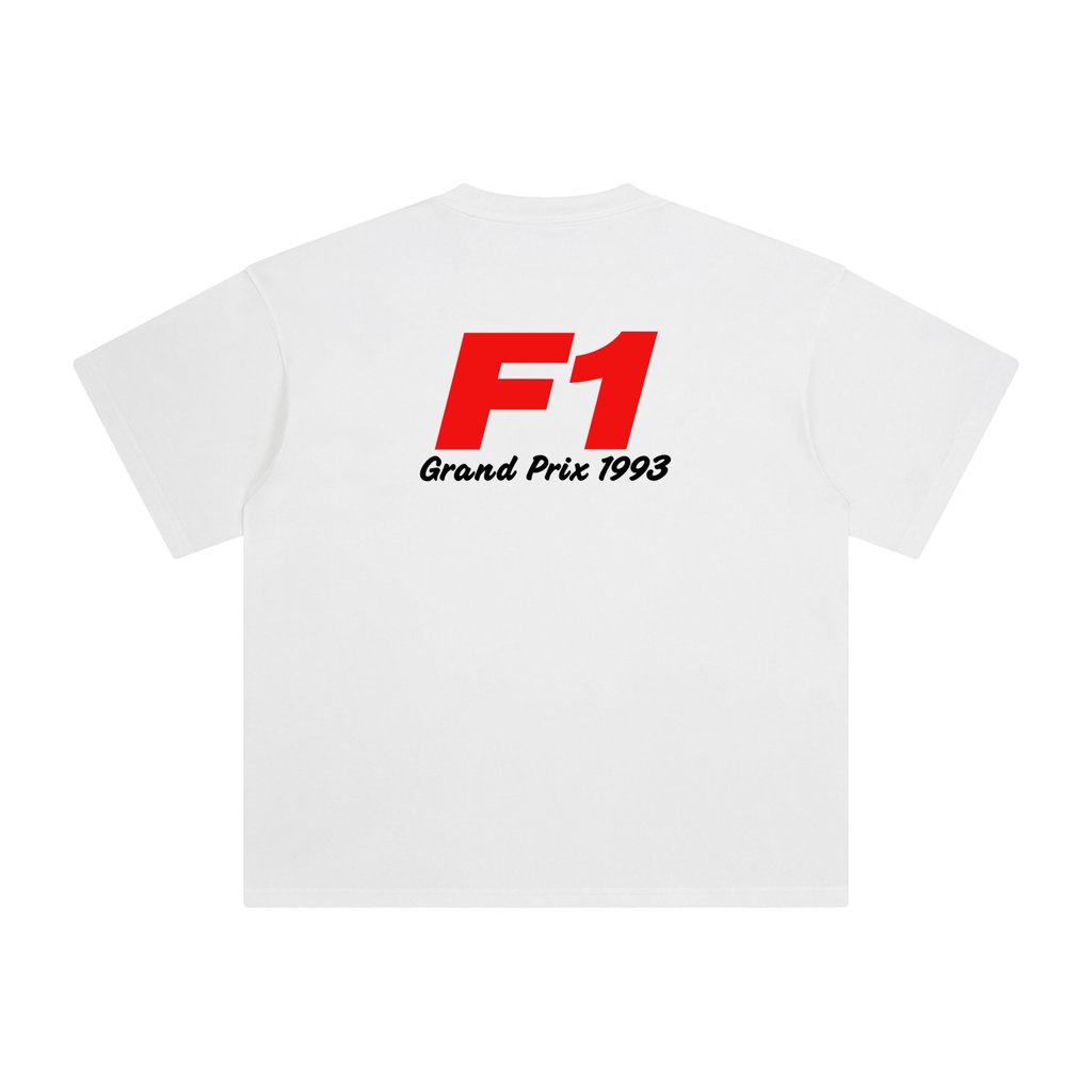 Grand Prix 1993 No. 8 Replica — Enzyme-Washed Tee