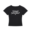 Feel It All Black Crop