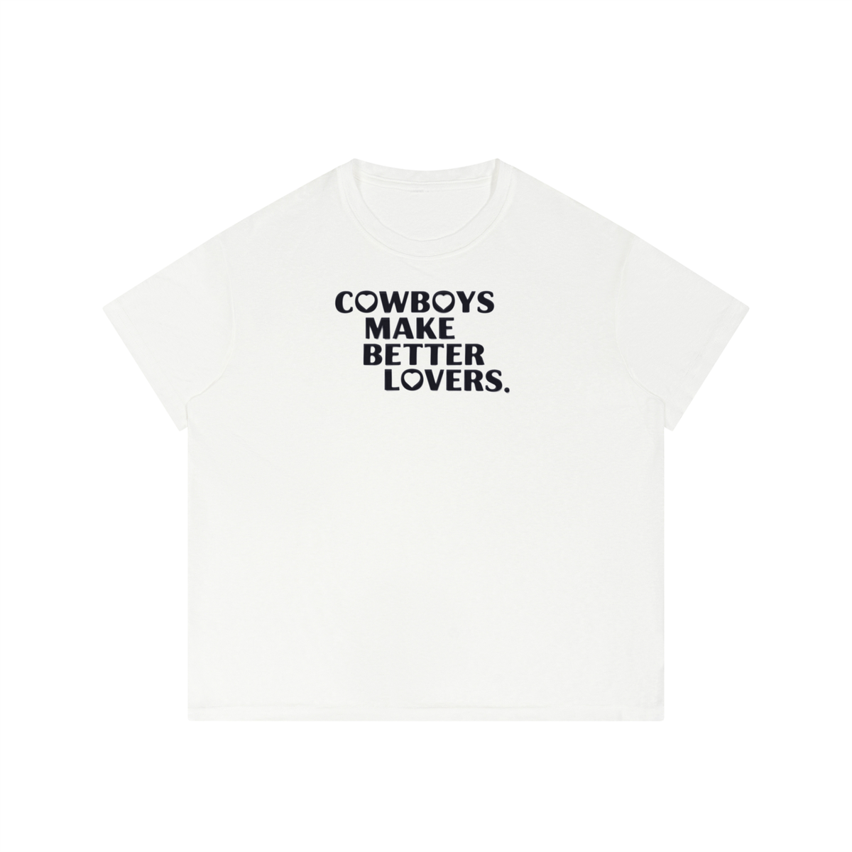 Cowboys make better lovers Men’s Sheer Lyocell Blend Boxy T-Shirt