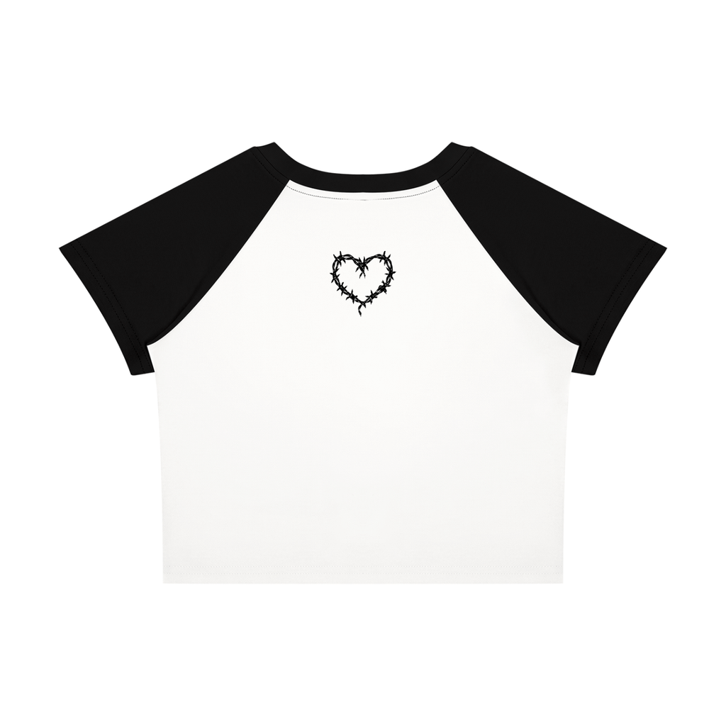 Single, Not Available Raglan Baby Tee