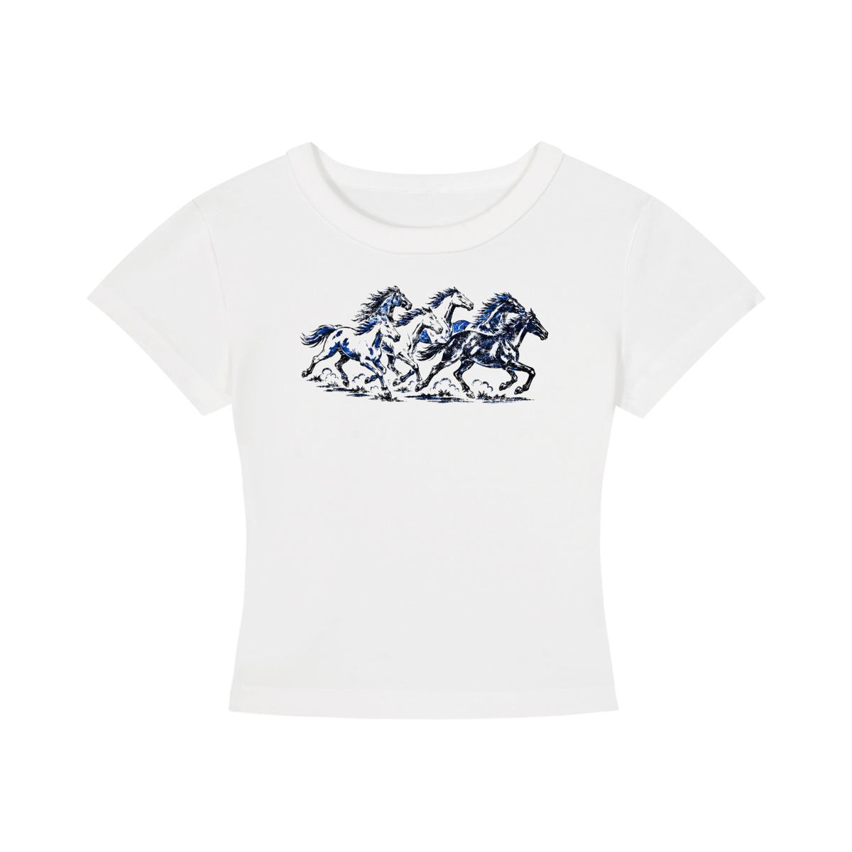 Runnin' Free Women's Cropped T-Shirt