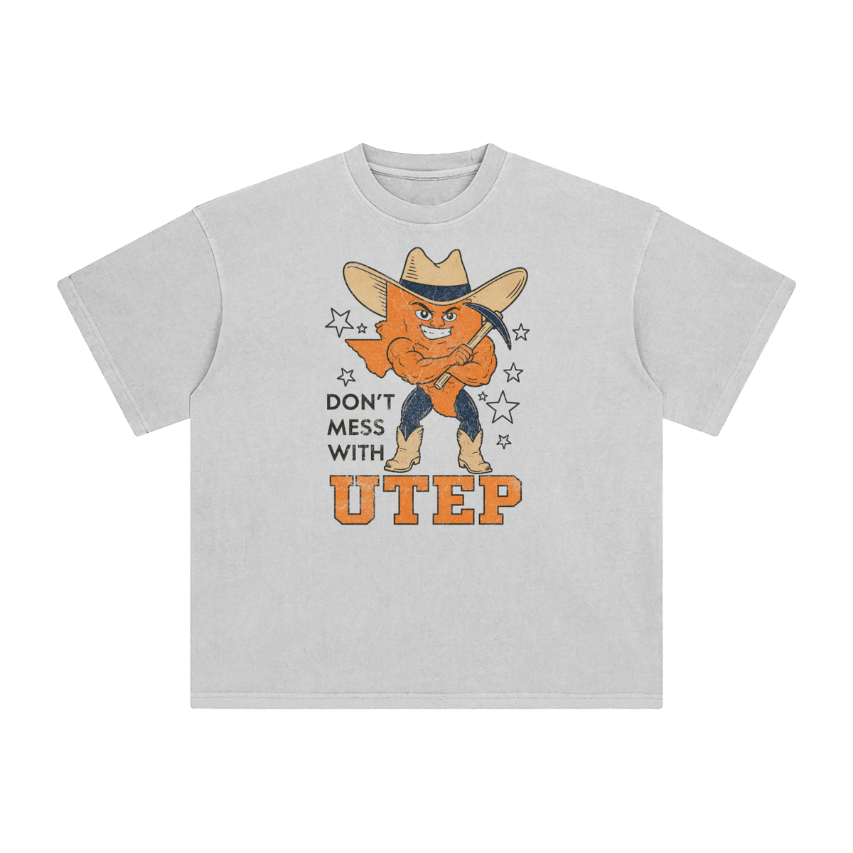 Don't Mess With UTEP Enzyme-Wash Tee