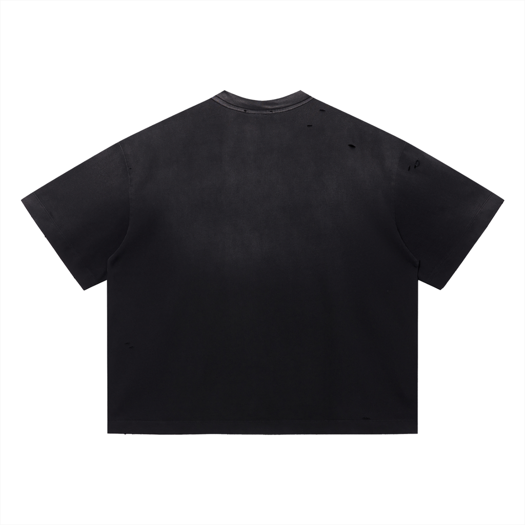 SGS Vintage Distressed Boxy Tee — product view 2