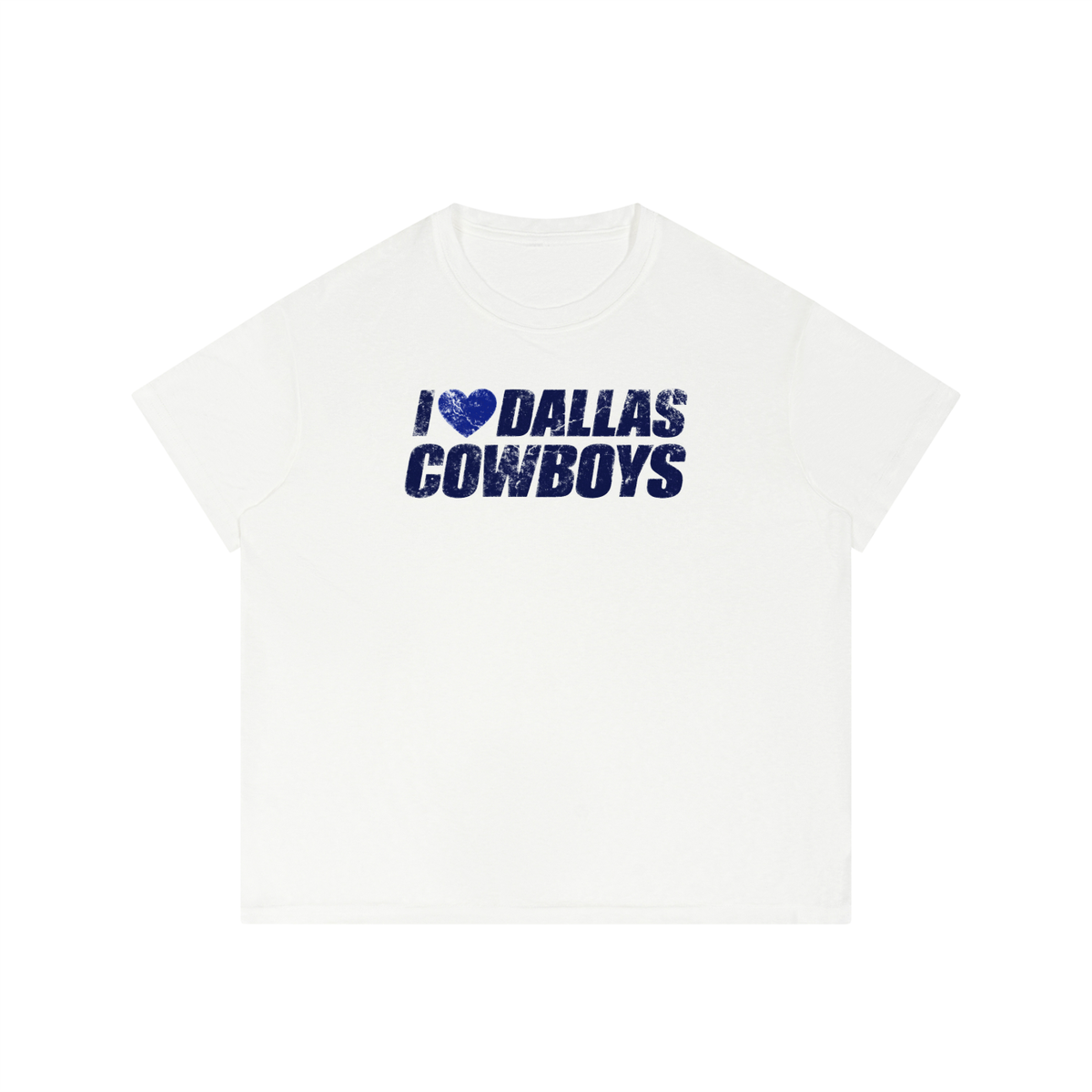 I <3 COWBOYS Men’s Sheer Lyocell Blend Boxy T-Shirt