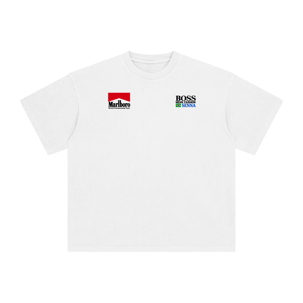 Senna Sponsor Replica — Enzyme-Washed Tee