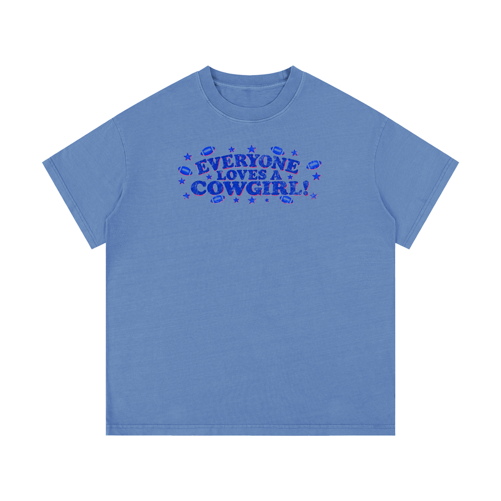 Everyone loves a cowgirl Vintage Wash Cotton T-Shirt