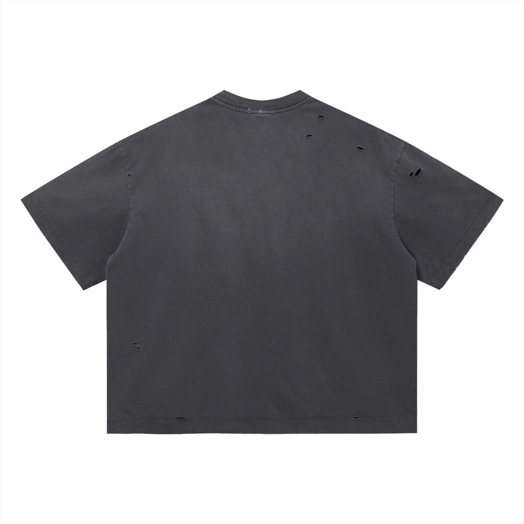 SGS Vintage Distressed Boxy Tee — product view 8