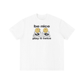 Be Nice, Play it Twice Vintage Wash Distressed T-Shirt