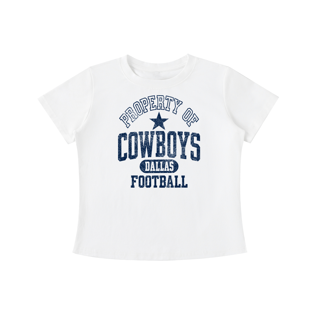 Cowboys Football Vintage Wash Slim Fit T-shirt