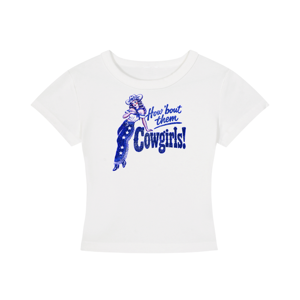 How bout them cowgirls Women's Cropped T-Shirt