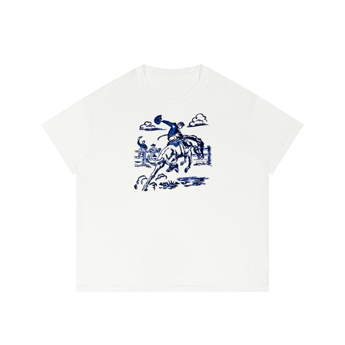 King of the Rodeo Men’s Sheer Lyocell Blend Boxy T-Shirt
