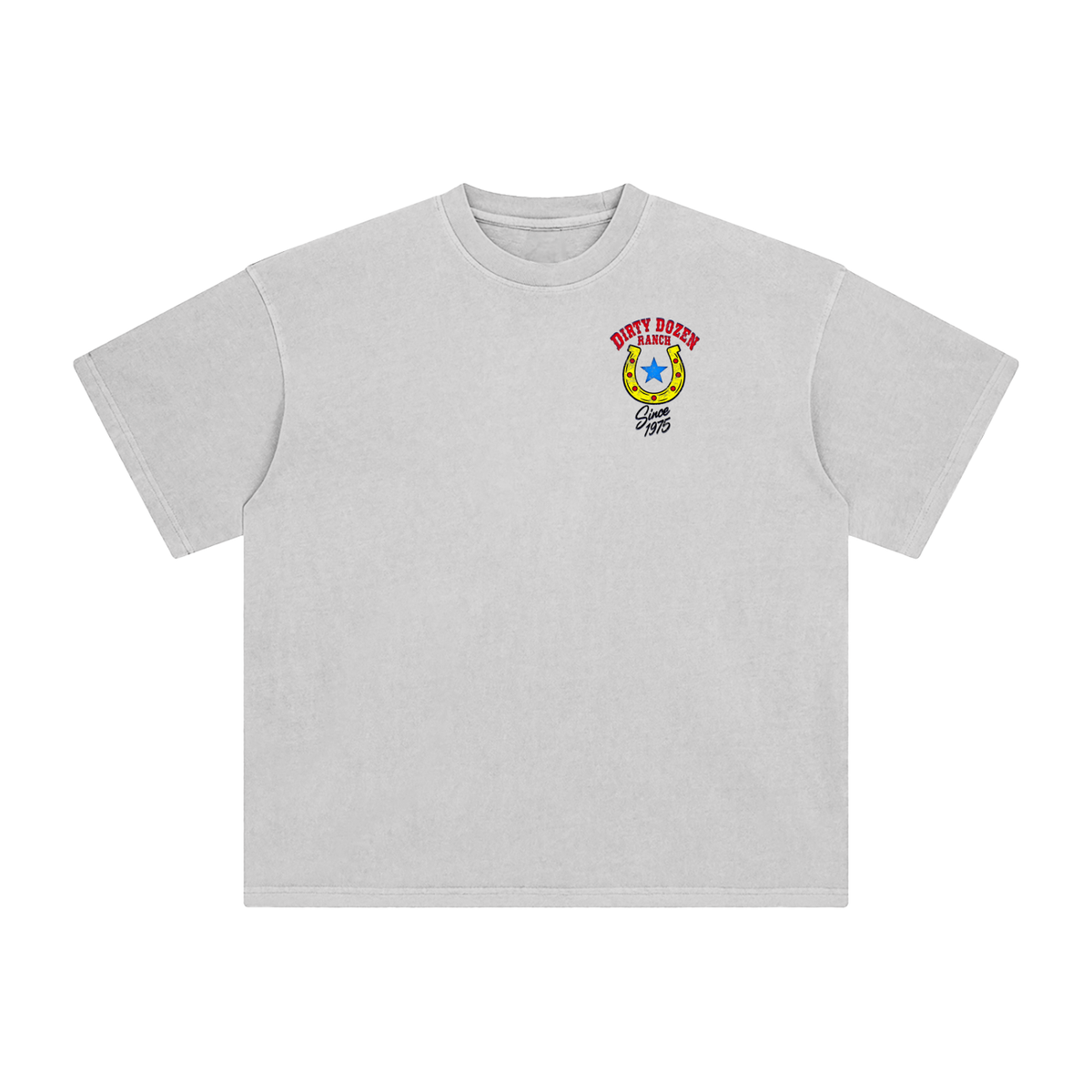 Dirty Dozen Ranch Est 75 Enzyme Washed T-Shirt