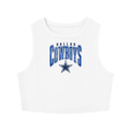 Dallas Women's Tight Crewneck Crop Tank Top