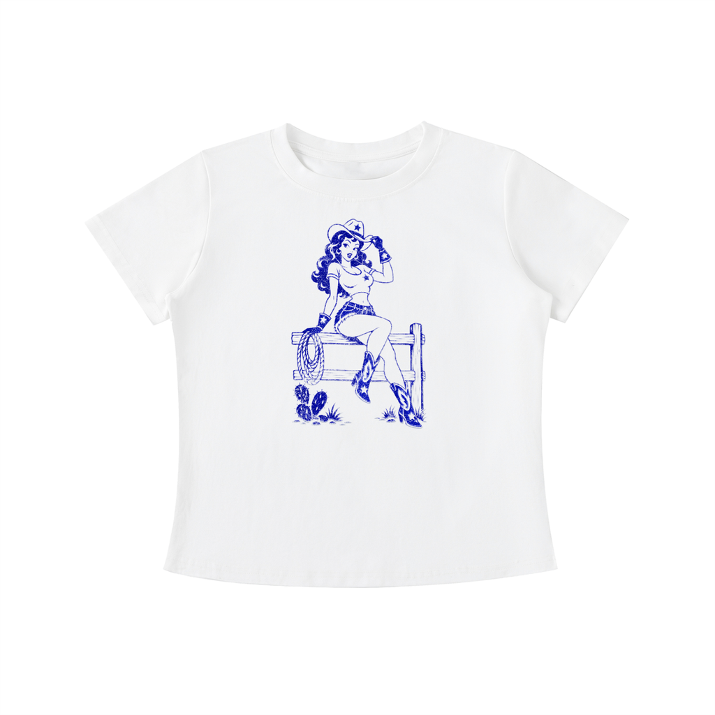Howdy Babe Vintage Wash Slim Fit T-shirt