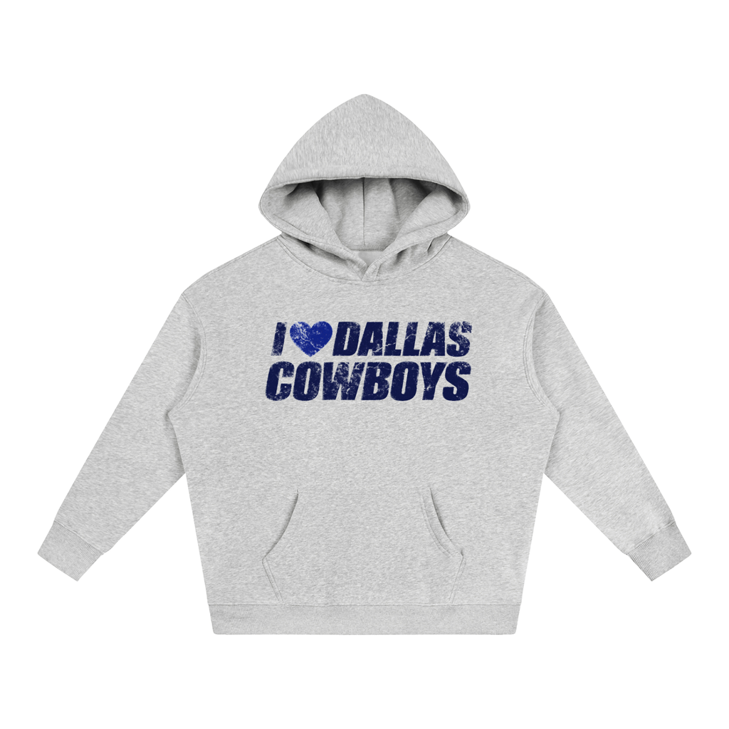 I <3 Dallas Cowboys Oversize Fleeced Hoodie