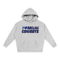 I <3 Dallas Cowboys Oversize Fleeced Hoodie