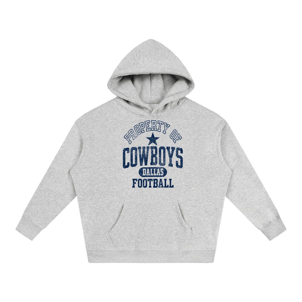 Cowboys Football Oversize Fleeced Hoodie