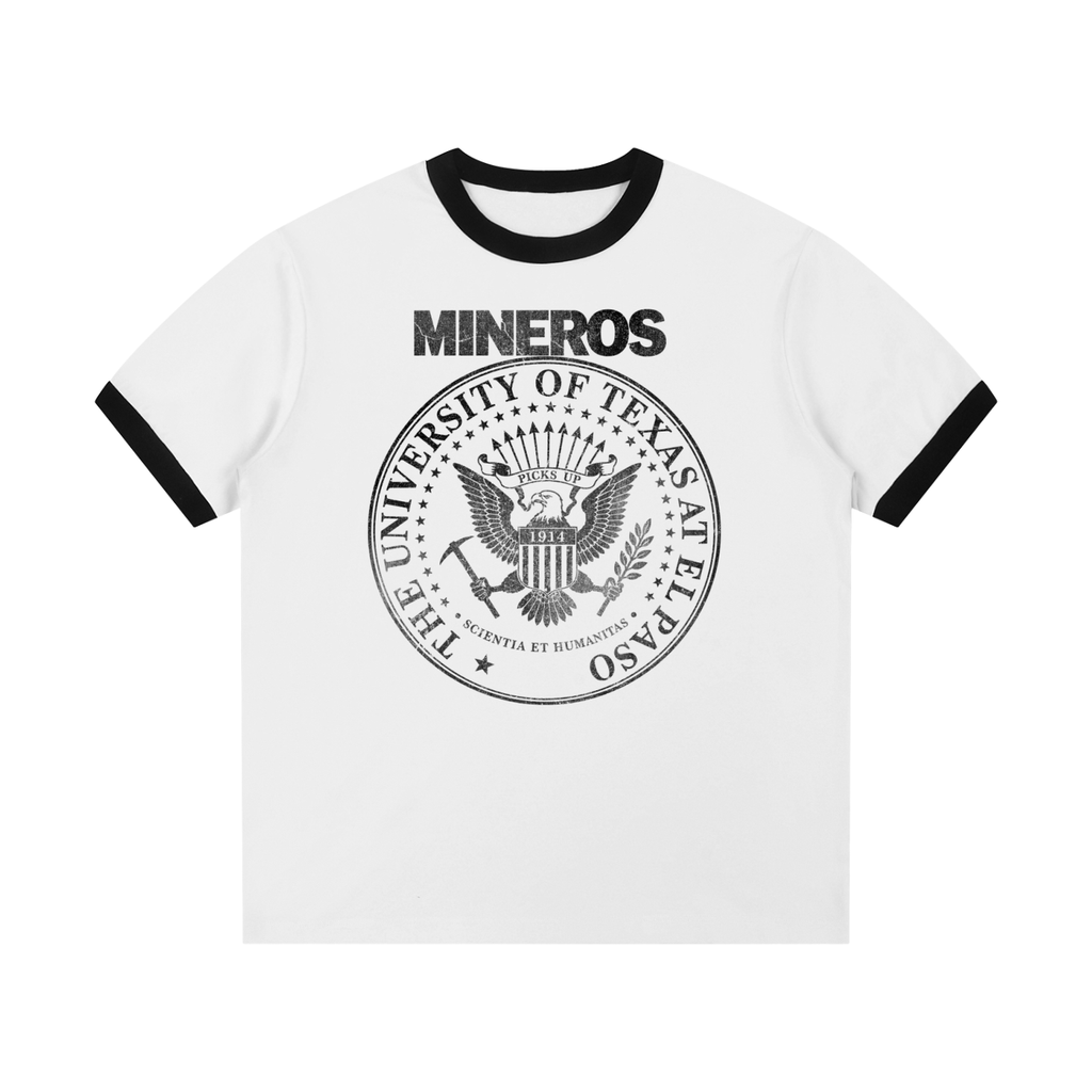 UTEP Los Mineros Heritage Seal Ringer Tee