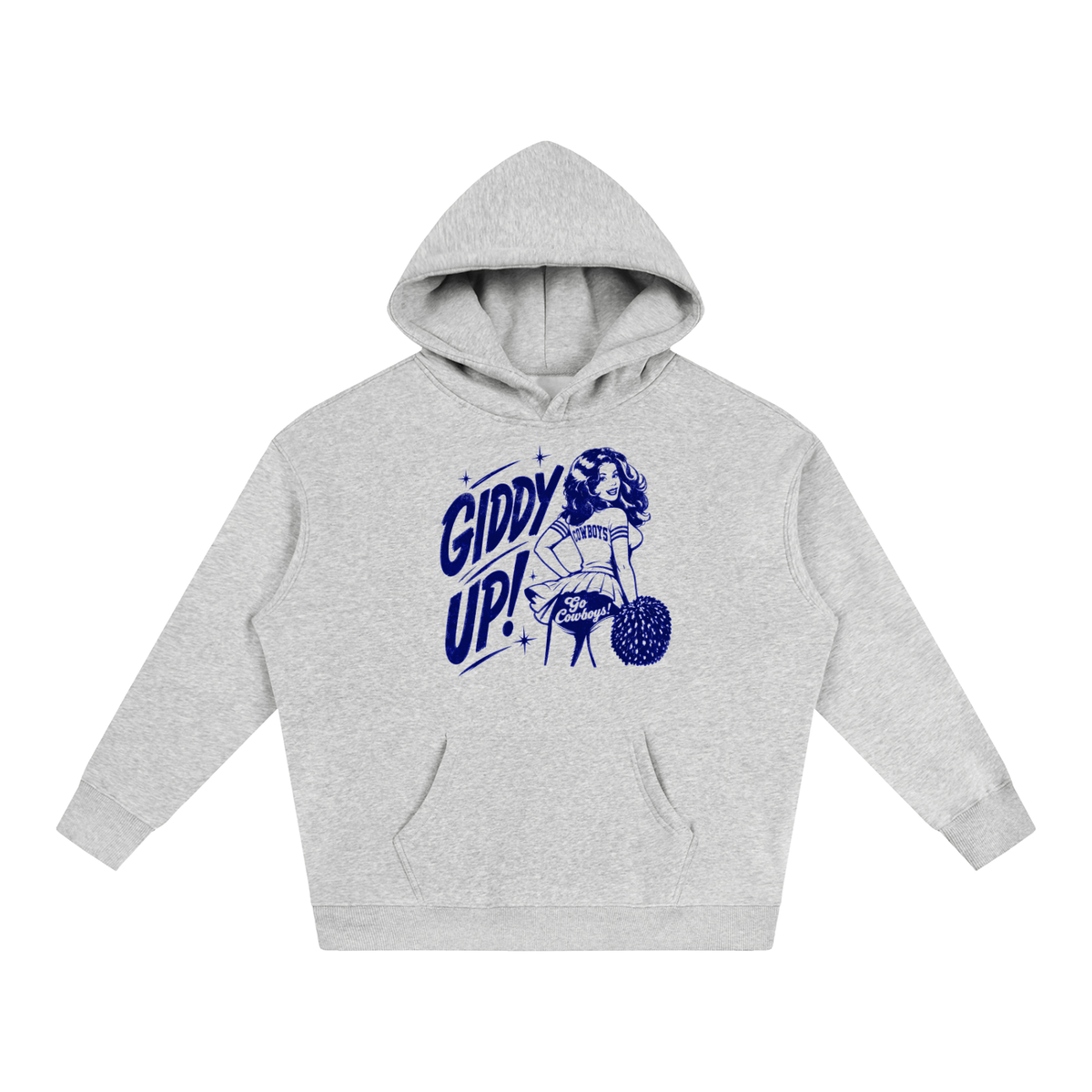 Giddy Up Partner Oversize Fleeced Hoodie