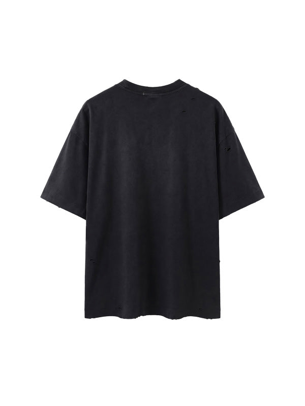 SGS Vintage Distressed Boxy Tee — supplier view 26