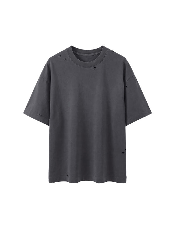 SGS Vintage Distressed Boxy Tee — supplier view 23