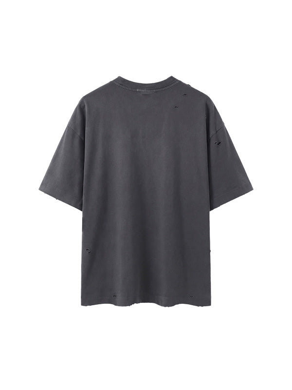 SGS Vintage Distressed Boxy Tee — supplier view 24