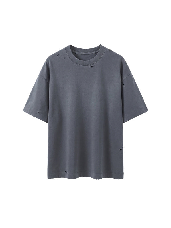 SGS Vintage Distressed Boxy Tee — supplier view 21